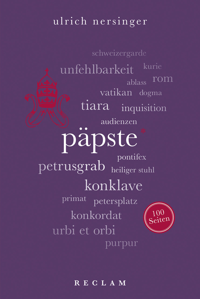 Cover: 9783150205396 | Päpste. 100 Seiten | Ulrich Nersinger | Taschenbuch | 100 S. | Deutsch