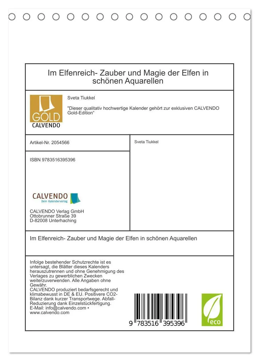 Bild: 9783516395396 | Im Elfenreich- Zauber und Magie der Elfen in schönen Aquarellen...