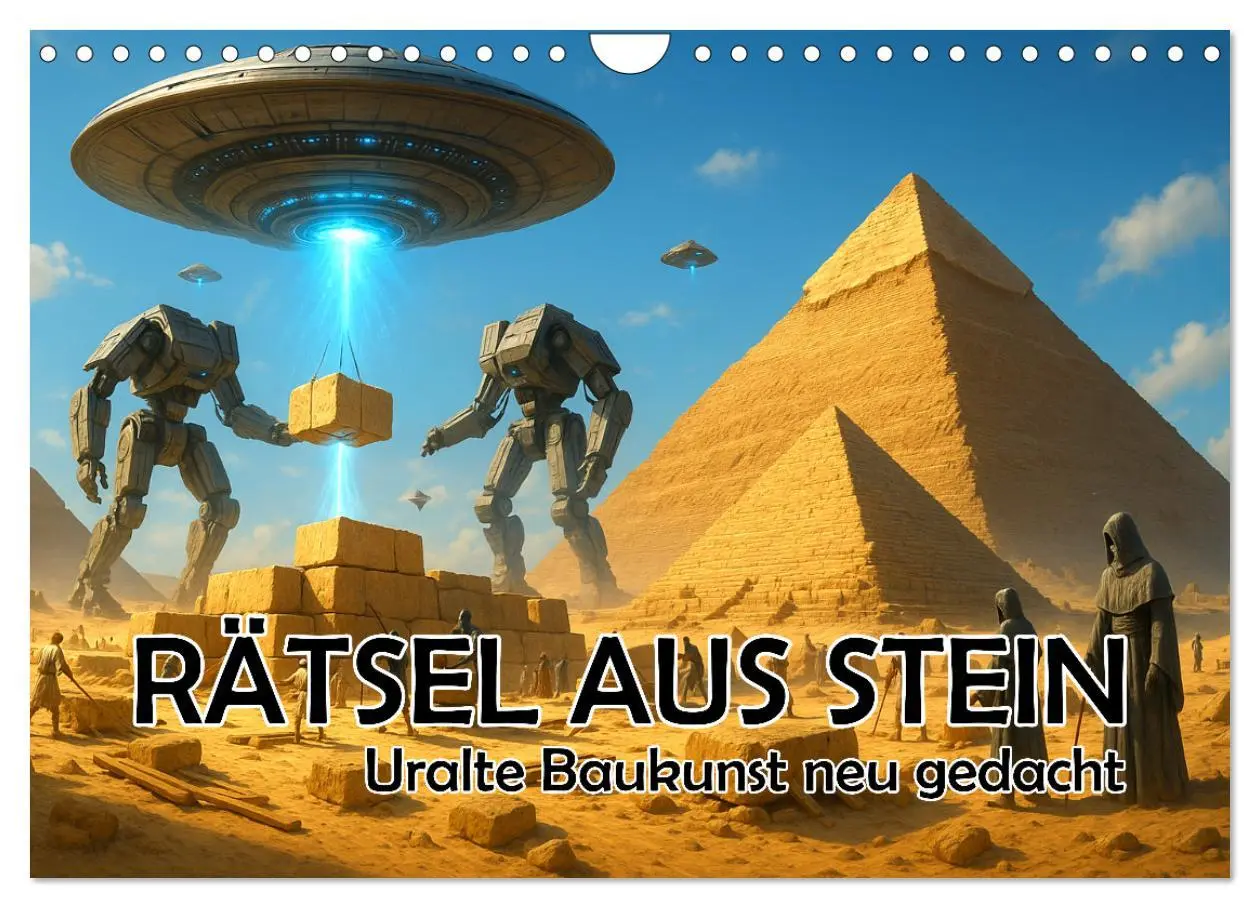 Cover: 9783516605396 | Rätsel aus Stein - Uralte Baukunst neu gedacht (Wandkalender 2026...