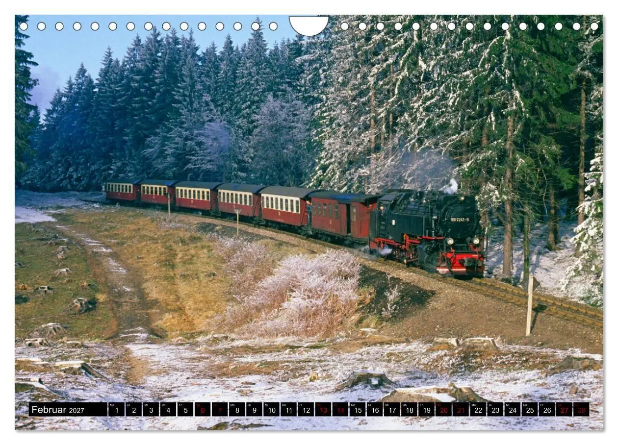 Bild: 9783569555396 | Harzer Schmalspurbahnen 1980er Jahre bis heute (Wandkalender 2027...