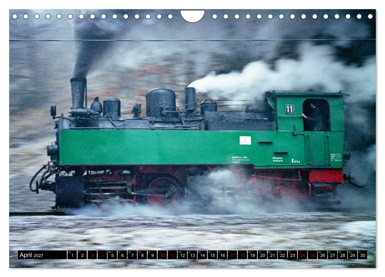 Bild: 9783569555396 | Harzer Schmalspurbahnen 1980er Jahre bis heute (Wandkalender 2027...