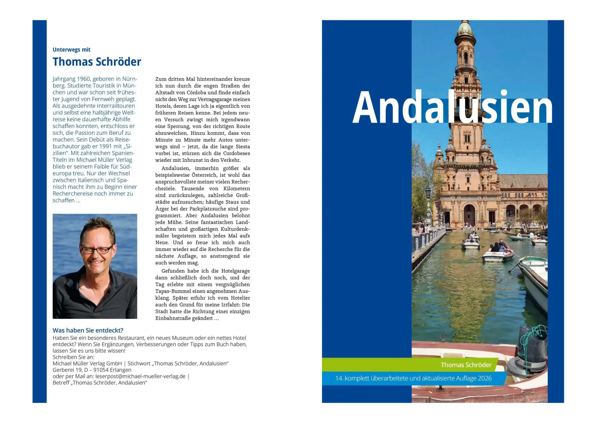 Bild: 9783966855396 | MICHAEL MÜLLER Reiseführer Andalusien | Thomas Schröder | Taschenbuch