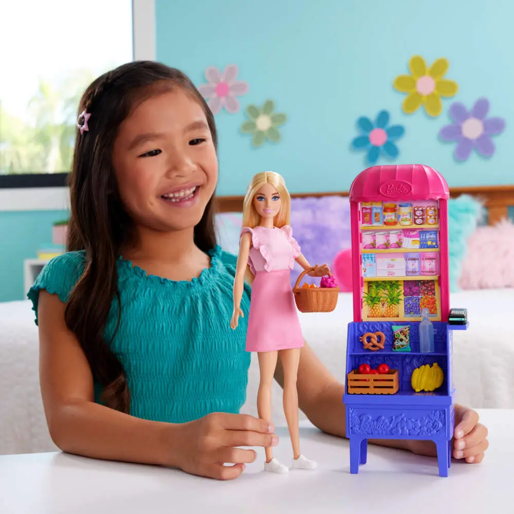 Bild: 194735275496 | Barbie Malibu Marktstand Spielset - So schmeckt Freundschaft | Blister