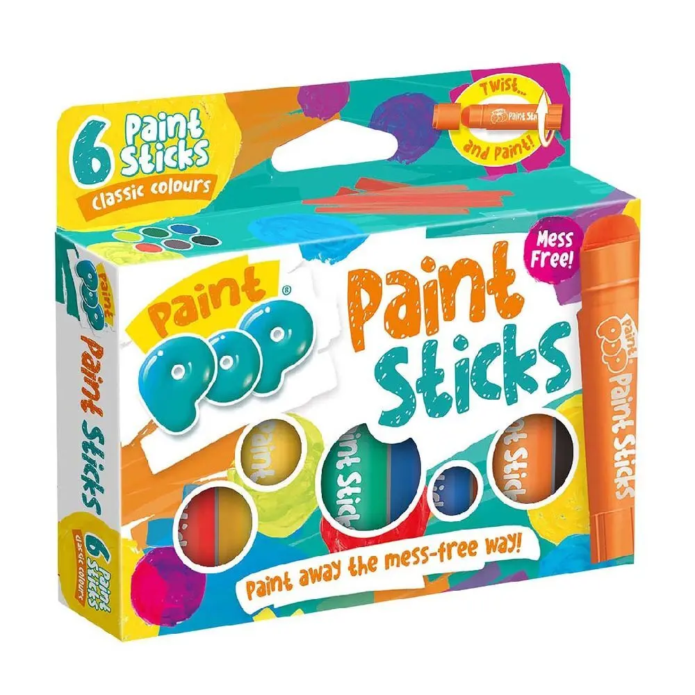 Cover: 5060062145496 | Paint Pop: Paint Sticks 6-Pack (klassische Farben) | 362200 | Deutsch