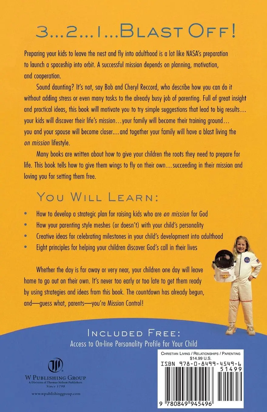 Rückseite: 9780849945496 | Launching Your Kids for Life | Bob Reccord (u. a.) | Taschenbuch
