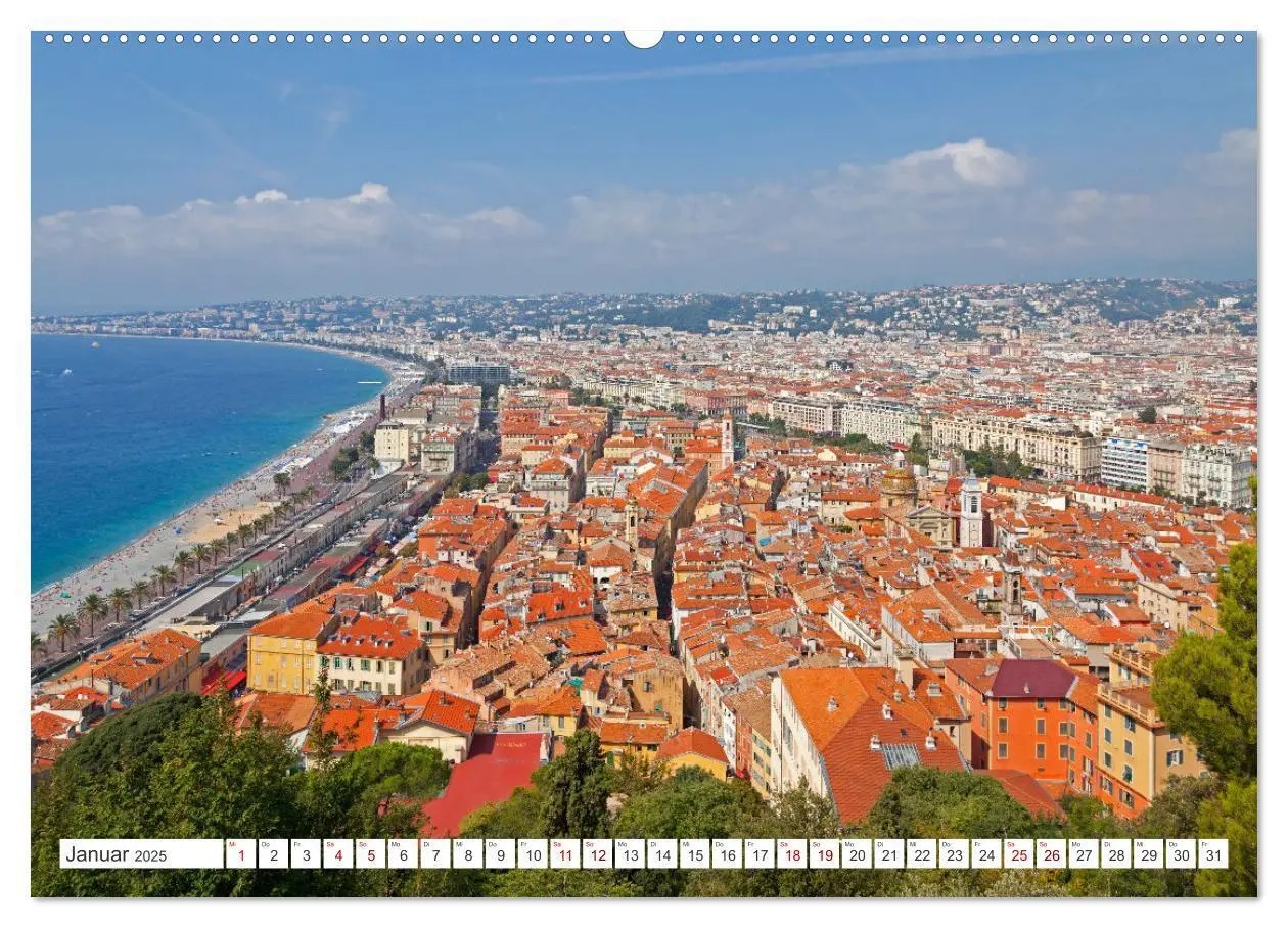Bild: 9783435035496 | Côte d'Azur - Sehnsuchtsort am Mittelmeer (Wandkalender 2025 DIN A2...