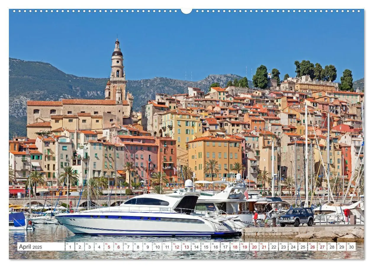 Bild: 9783435035496 | Côte d'Azur - Sehnsuchtsort am Mittelmeer (Wandkalender 2025 DIN A2...