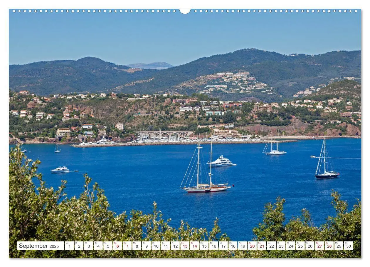 Bild: 9783435035496 | Côte d'Azur - Sehnsuchtsort am Mittelmeer (Wandkalender 2025 DIN A2...