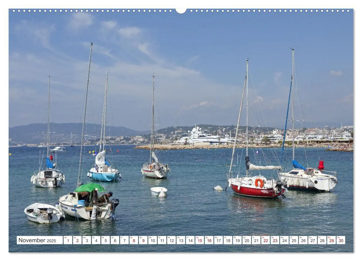 Bild: 9783435035496 | Côte d'Azur - Sehnsuchtsort am Mittelmeer (Wandkalender 2025 DIN A2...