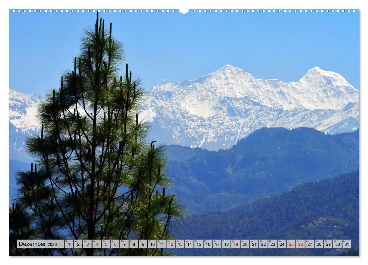 Bild: 9783516695496 | Uttarakhand - Land der Götter (Wandkalender 2026 DIN A2 quer),...