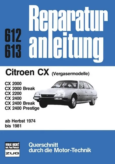 Cover: 9783716815496 | Citroen CX Herbst 1974 bis 1981 | Buch | 157 S. | Deutsch | 2012