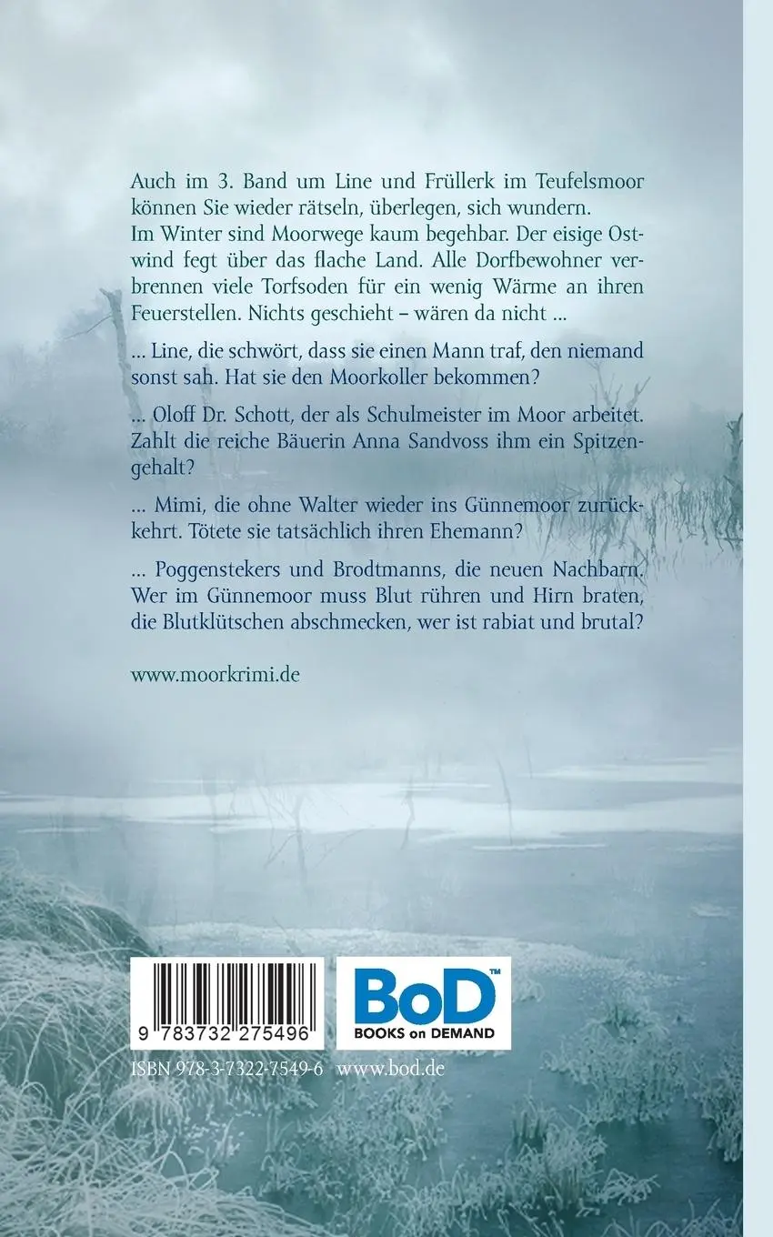 Rückseite: 9783732275496 | Die Köchin oder Das eisige Moor | Ingrid Pfeiffer | Taschenbuch | 2014
