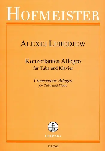 Cover: 9790203425496 | Konzertantes Allegro | Alexej Lebedjew | Buch | EAN 9790203425496