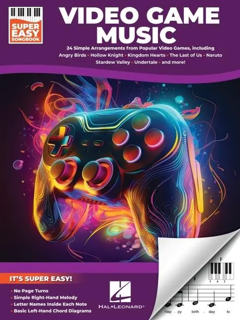 Cover: 9798350145496 | Video Game Music - Super Easy Songbook: 24 Iconic Themes from...