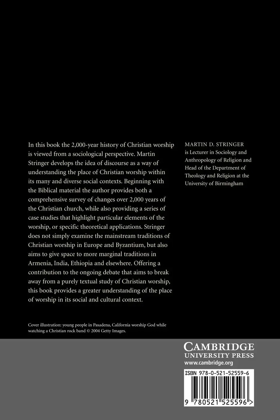 Rückseite: 9780521525596 | A Sociological History of Christian Worship | Martin D. Stringer