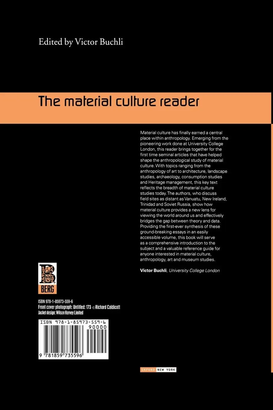 Rückseite: 9781859735596 | The Material Culture Reader | Victor Buchli | Taschenbuch | Englisch