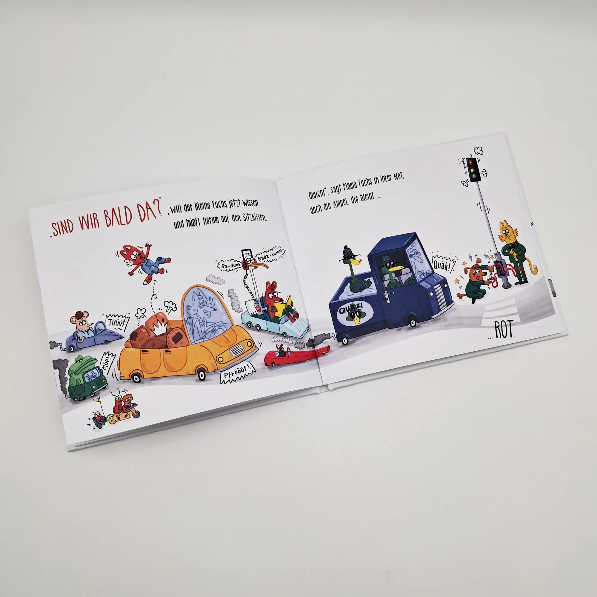 Bild: 9783423765596 | Sind wir bald da? Kroko, Fuchs und Pfau - alle stehen im Stau | Buch