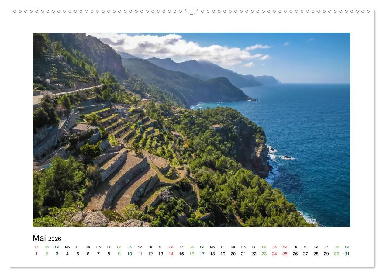 Bild: 9783457805596 | Sehnsucht nach Mallorca (Wandkalender 2026 DIN A2 quer), CALVENDO...