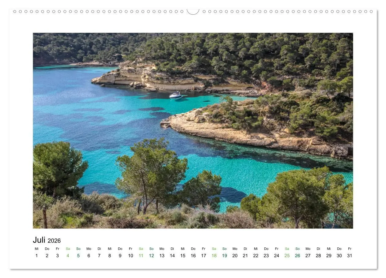 Bild: 9783457805596 | Sehnsucht nach Mallorca (Wandkalender 2026 DIN A2 quer), CALVENDO...