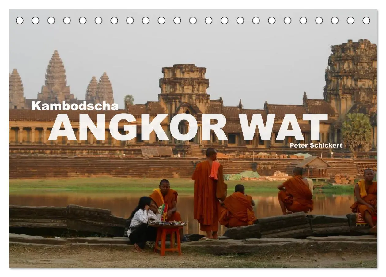 Cover: 9783516065596 | Kambodscha - Angkor Wat (Tischkalender 2026 DIN A5 quer), CALVENDO...