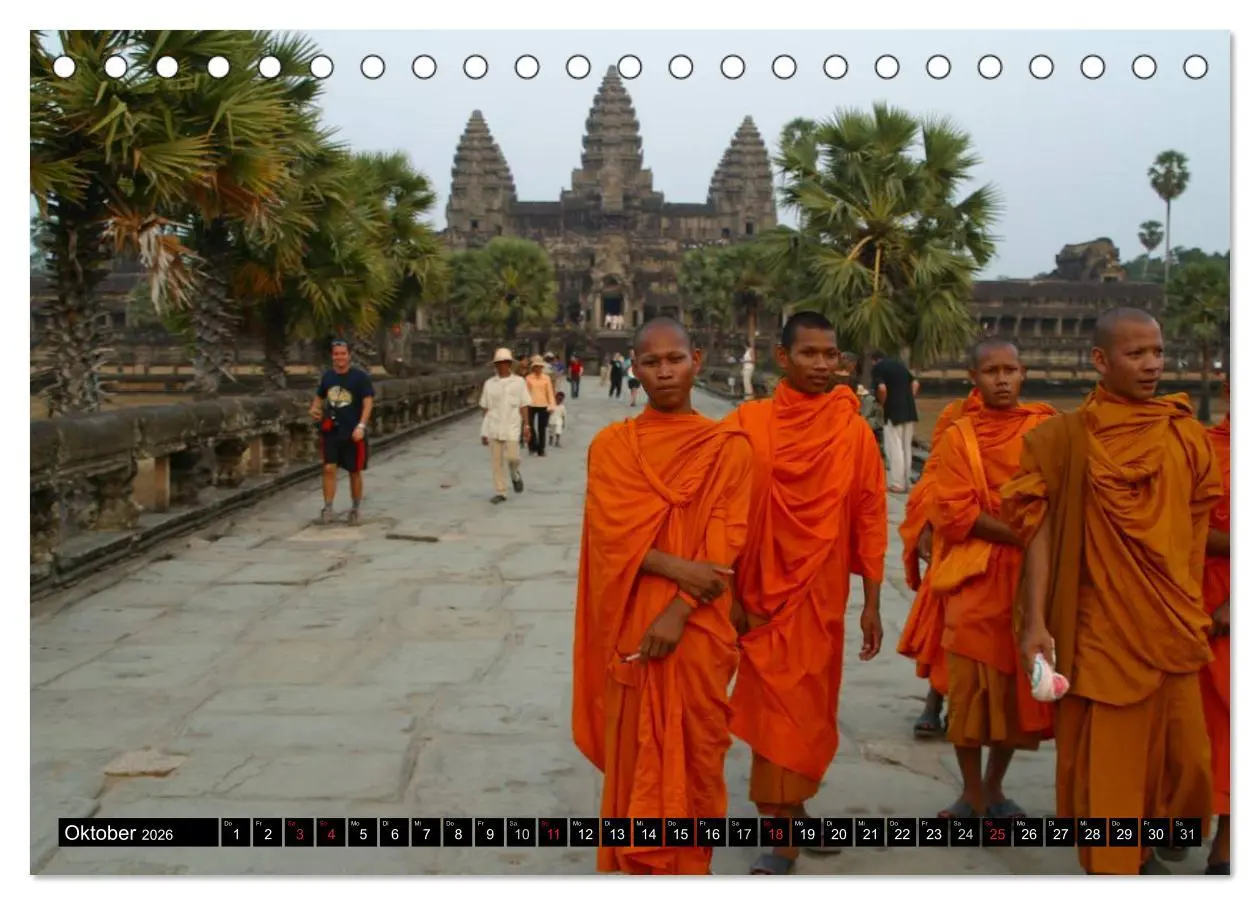 Bild: 9783516065596 | Kambodscha - Angkor Wat (Tischkalender 2026 DIN A5 quer), CALVENDO...
