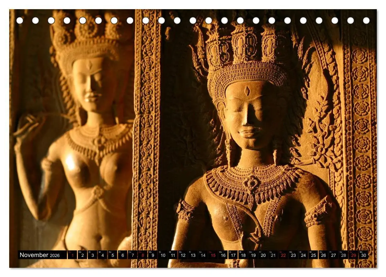 Bild: 9783516065596 | Kambodscha - Angkor Wat (Tischkalender 2026 DIN A5 quer), CALVENDO...