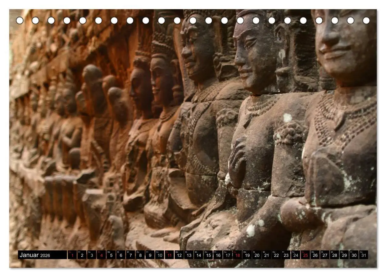 Bild: 9783516065596 | Kambodscha - Angkor Wat (Tischkalender 2026 DIN A5 quer), CALVENDO...