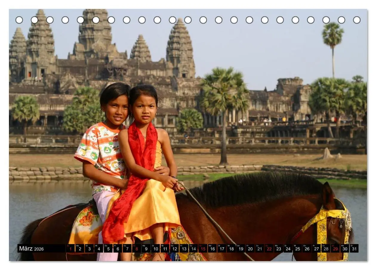 Bild: 9783516065596 | Kambodscha - Angkor Wat (Tischkalender 2026 DIN A5 quer), CALVENDO...