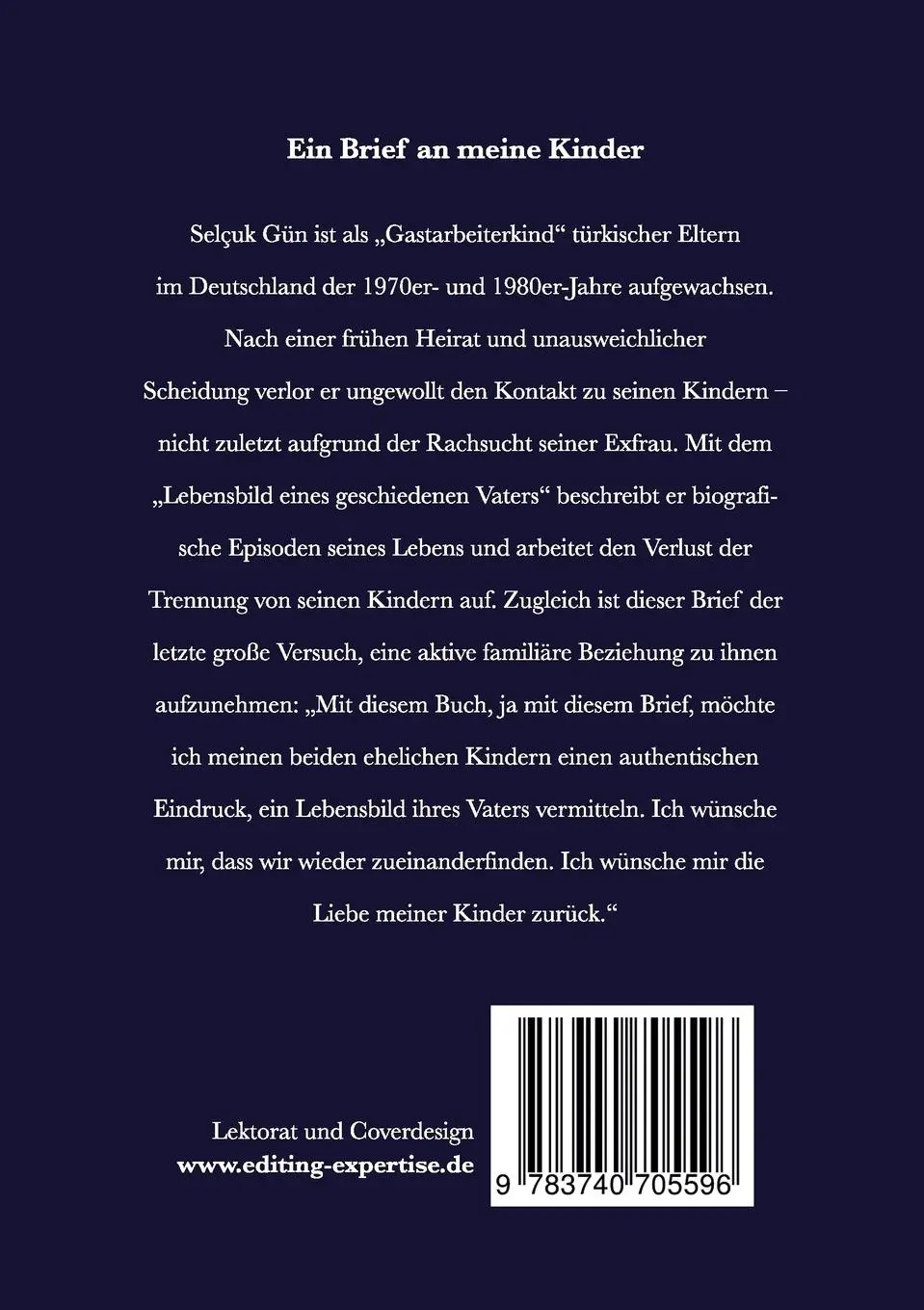 Rückseite: 9783740705596 | Der Duft meiner Kinder | Selçuk Gün | Taschenbuch | 100 S. | Deutsch