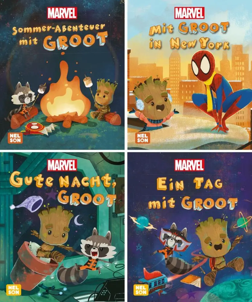 Cover: 9783845125596 | Nelson Mini-Bücher: 4er Marvel: Guardians of the Galaxy 1-4 | 20 S.