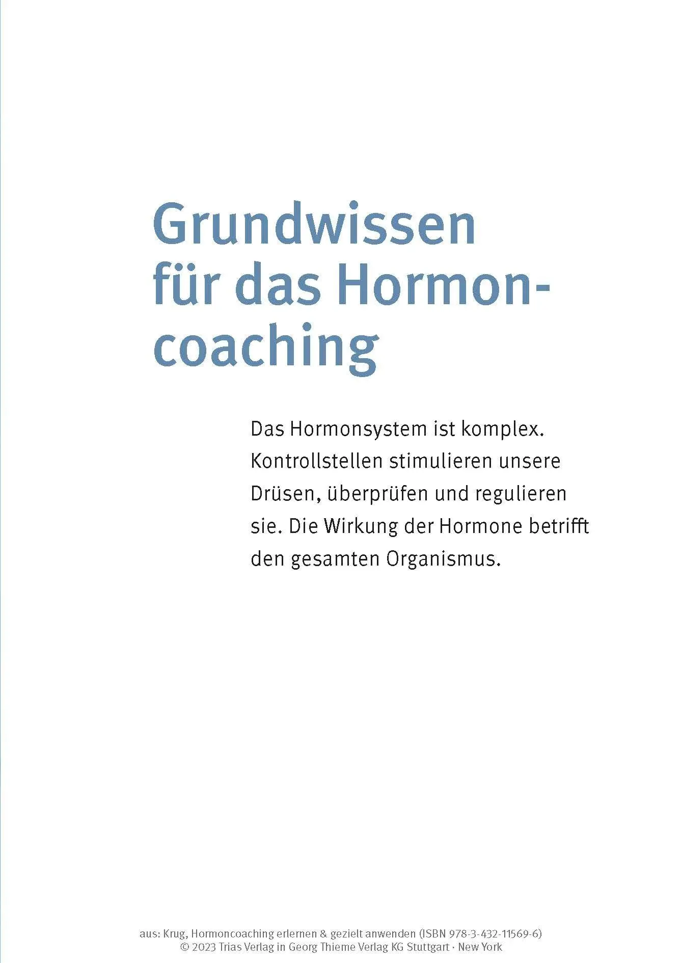Bild: 9783432115696 | Hormoncoaching erlernen &amp; gezielt anwenden | Marianne Krug | Buch