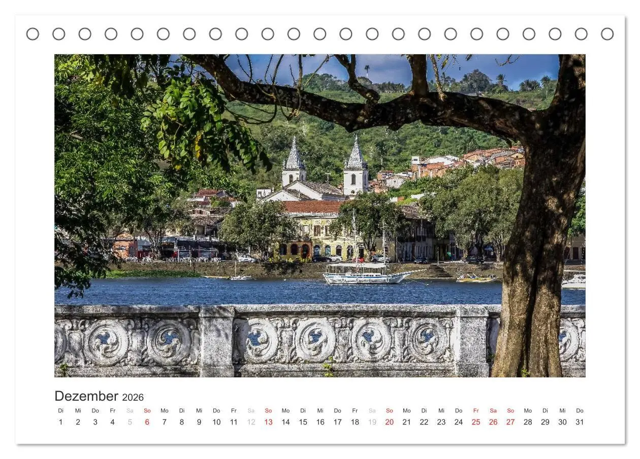 Bild: 9783516125696 | Brasilien 2026 Bahia - die Wiege Brasiliens (Tischkalender 2026 DIN...