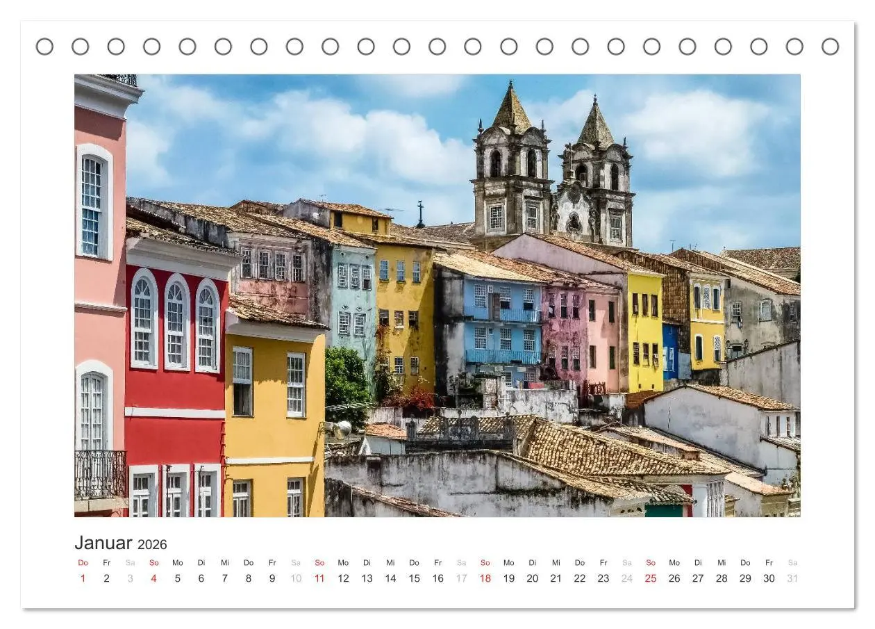 Bild: 9783516125696 | Brasilien 2026 Bahia - die Wiege Brasiliens (Tischkalender 2026 DIN...