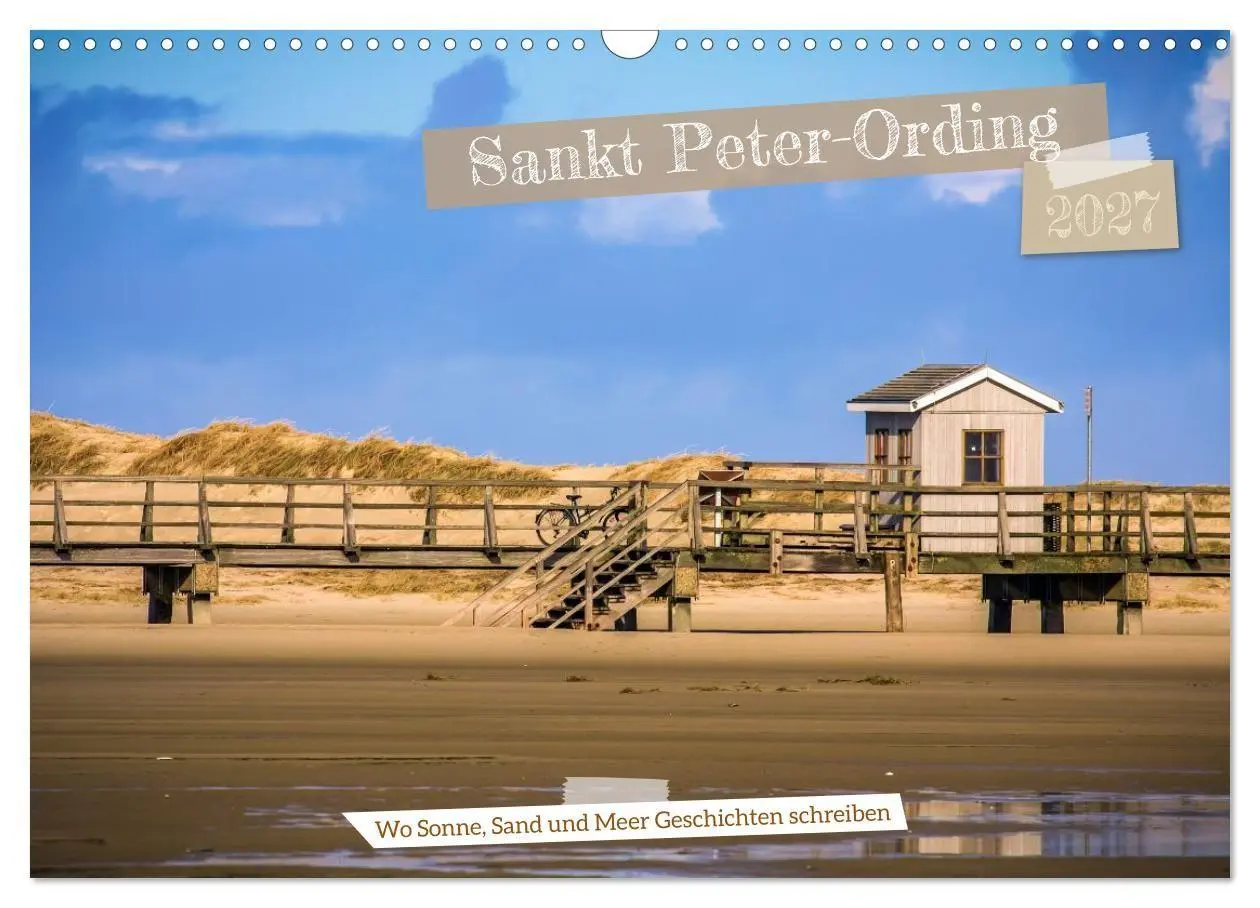 Cover: 9783594275696 | Sankt Peter-Ording - Strände, Dünen, Weite (Wandkalender 2027 DIN...
