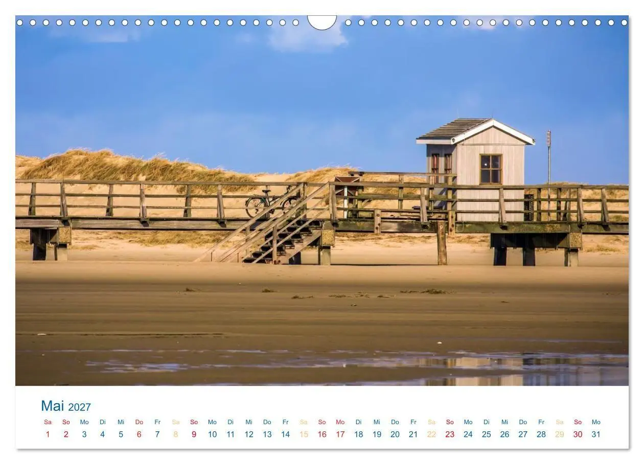 Bild: 9783594275696 | Sankt Peter-Ording - Strände, Dünen, Weite (Wandkalender 2027 DIN...