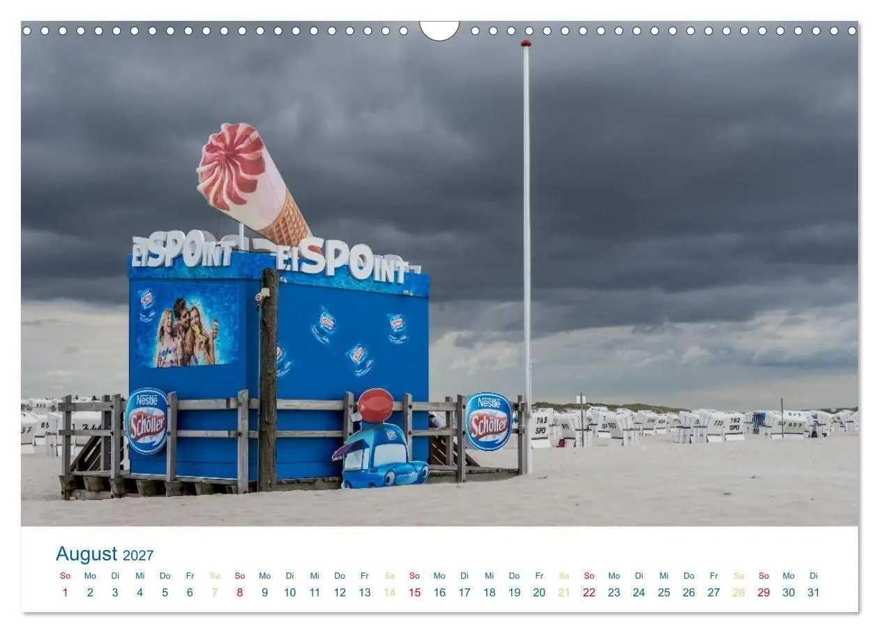 Bild: 9783594275696 | Sankt Peter-Ording - Strände, Dünen, Weite (Wandkalender 2027 DIN...