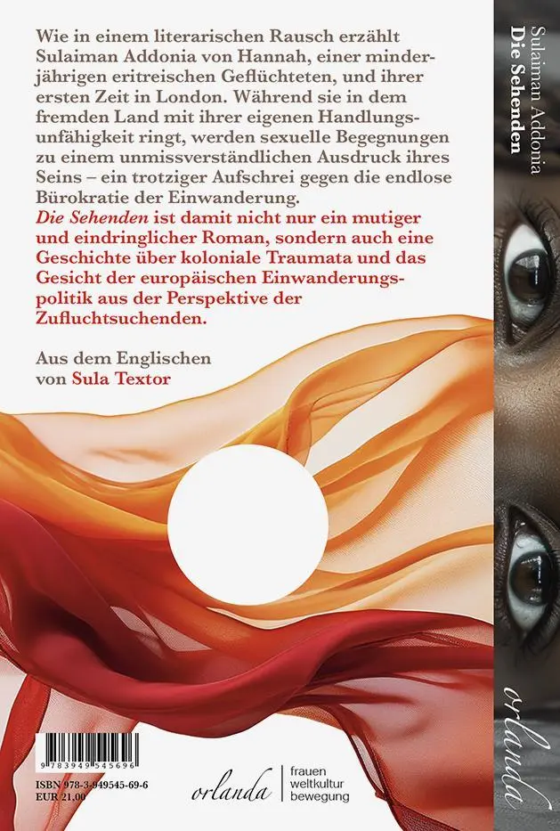 Rückseite: 9783949545696 | Die Sehenden | Roman | Sulaiman Addonia | Buch | welt bewegt | 176 S.
