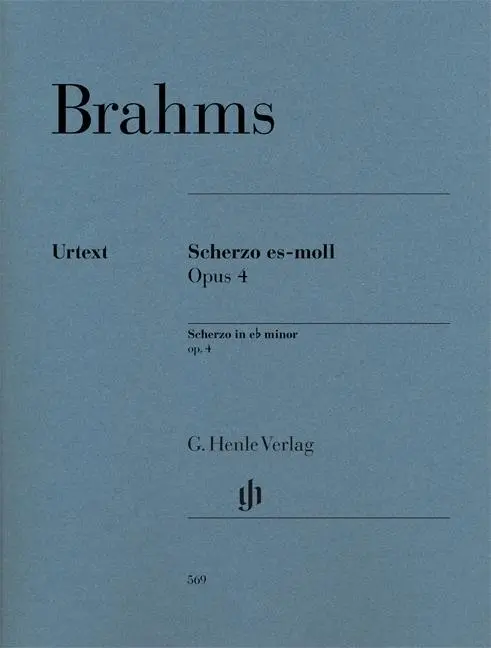 Cover: 9790201805696 | Scherzo In E Flat Minor Op.4 | Scherzo in e flat minor op. 4 | Buch