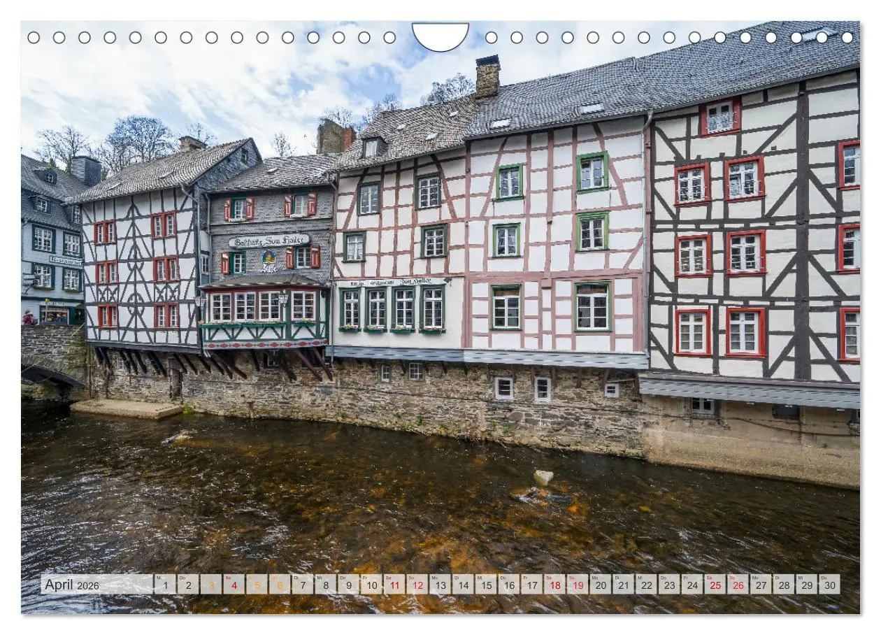Bild: 9783457335796 | Monschau Impressionen (Wandkalender 2026 DIN A4 quer), CALVENDO...