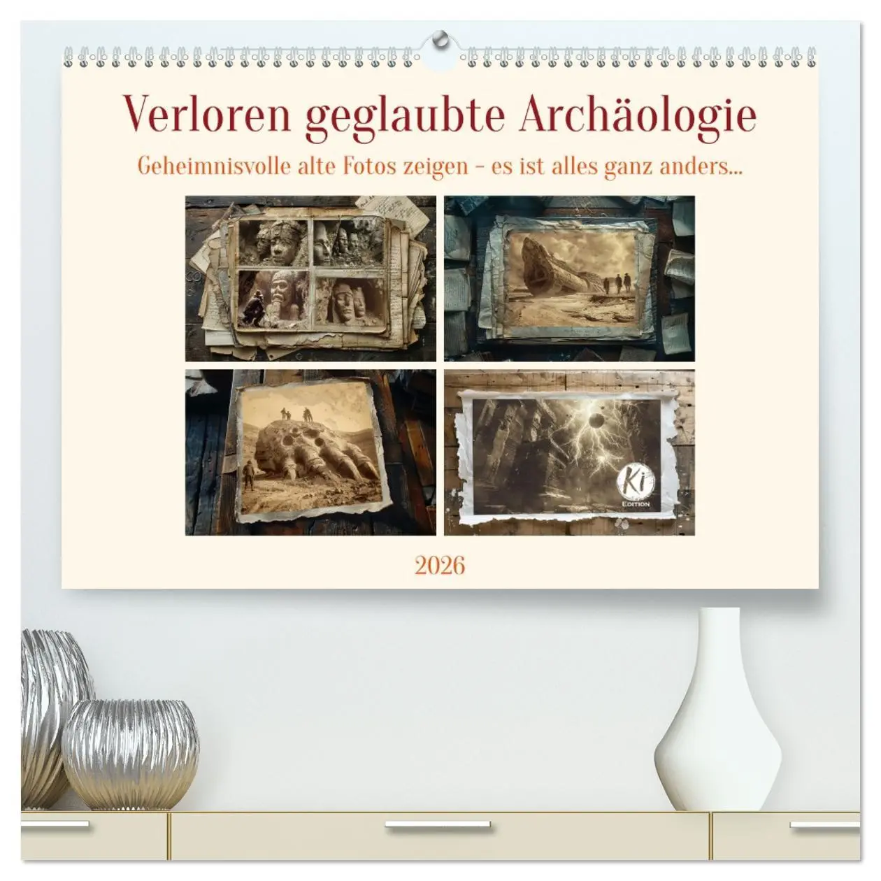 Cover: 9783457405796 | Verloren geglaubte Archäologie (hochwertiger Premium Wandkalender...