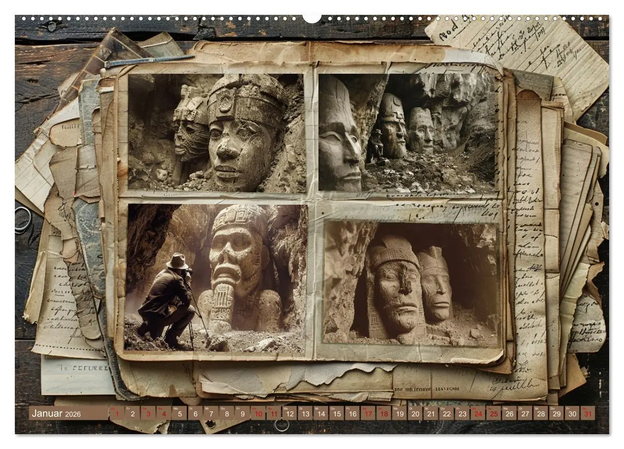 Bild: 9783457405796 | Verloren geglaubte Archäologie (hochwertiger Premium Wandkalender...