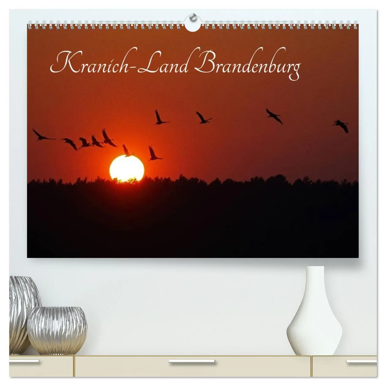 Cover: 9783516115796 | Kranich-Land Brandenburg (hochwertiger Premium Wandkalender 2026...
