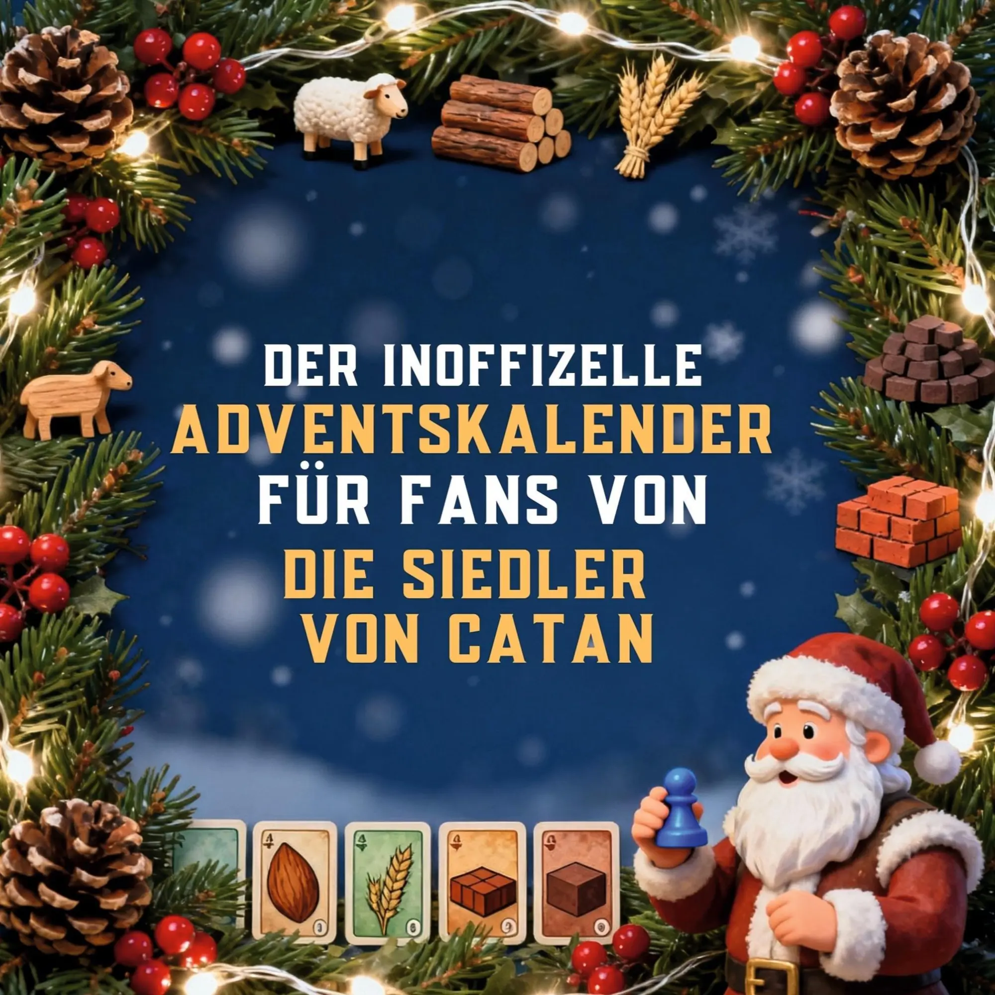 Cover: 9783695315796 | Der inoffizielle Adventskalender für Fans von Die Siedler von Catan