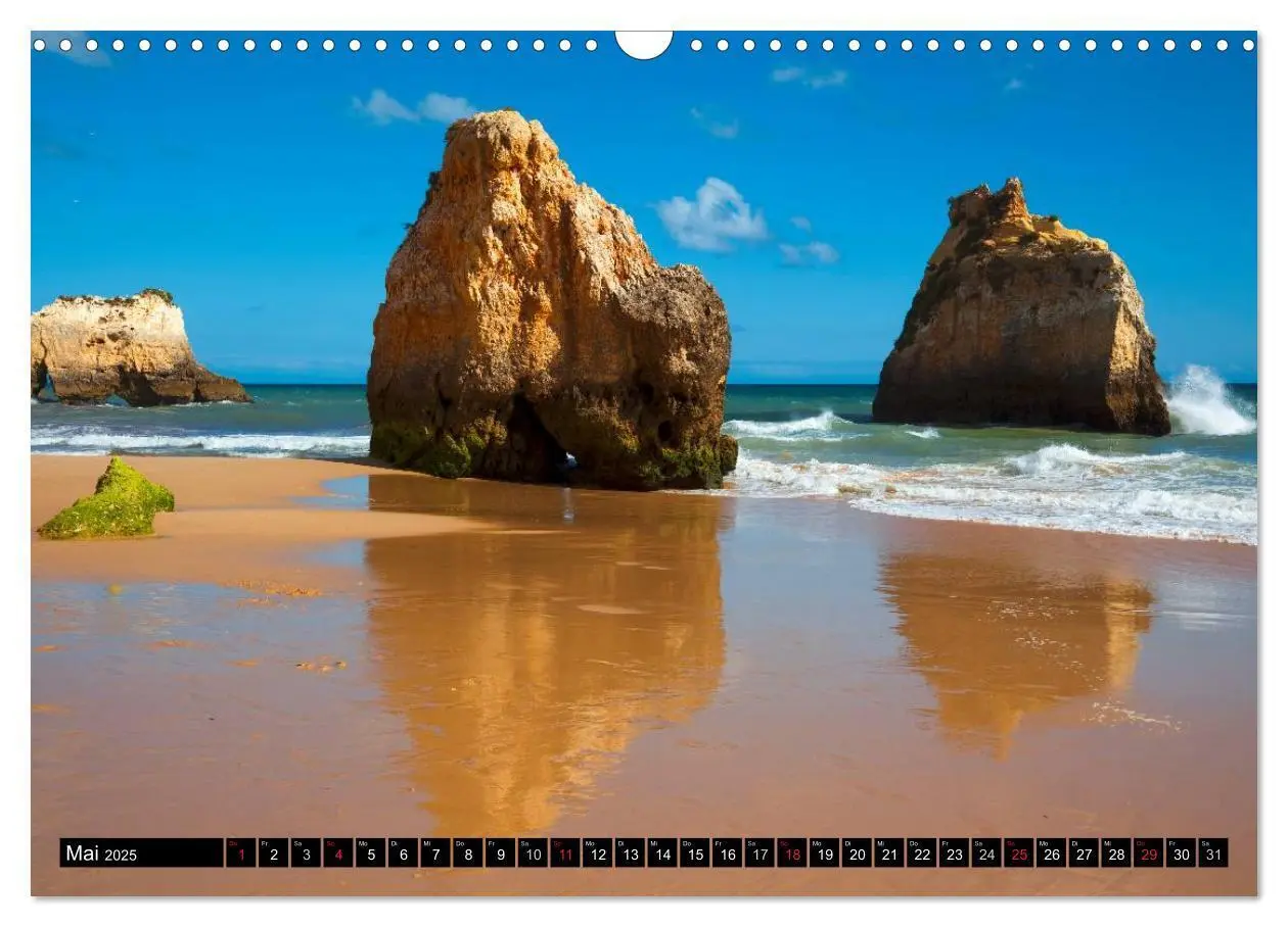 Bild: 9783435615896 | Strände, Felsen und Meer - ALGARVE 2025 (Wandkalender 2025 DIN A3...