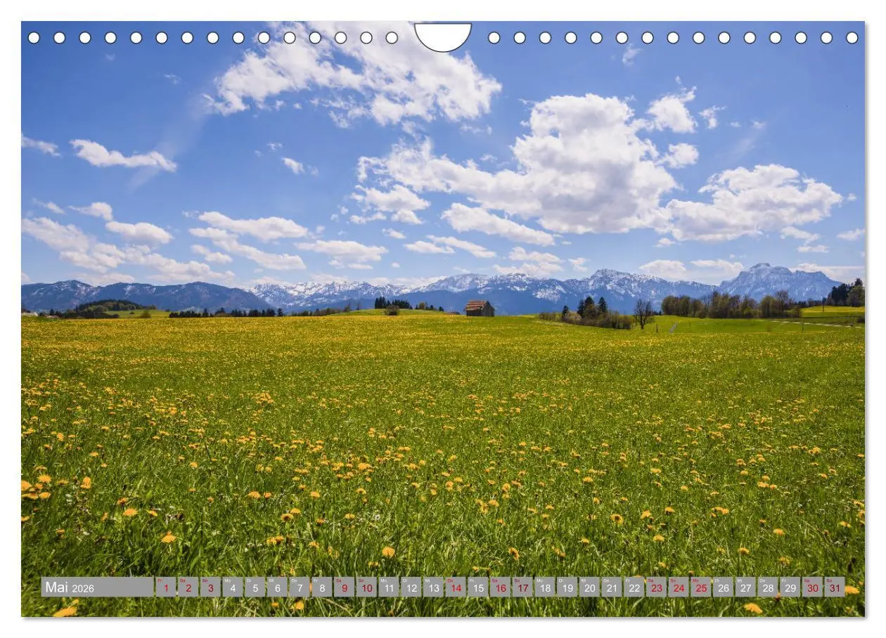 Bild: 9783457875896 | Allgäu-Idylle (Wandkalender 2026 DIN A4 quer), CALVENDO Monatskalender