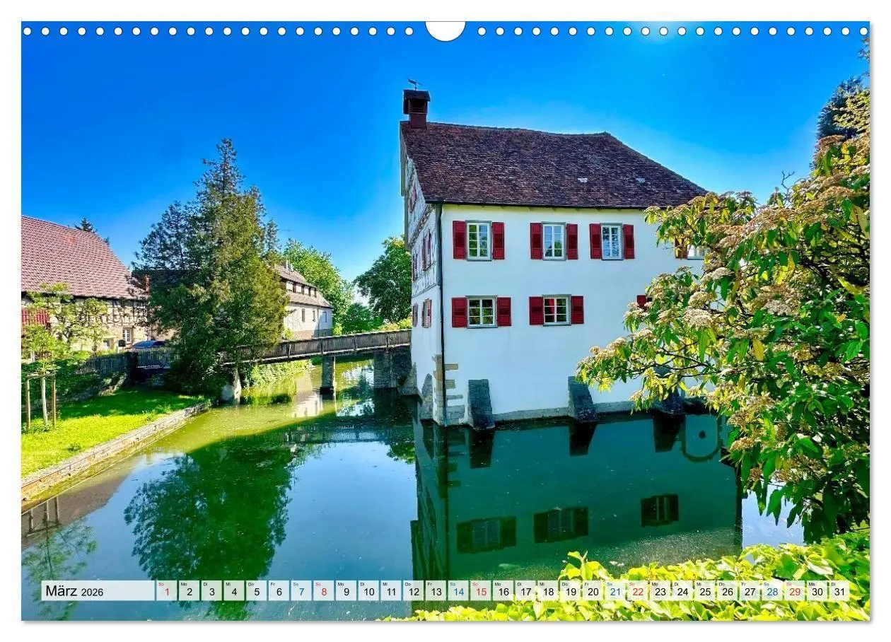 Bild: 9783516725896 | Rund um Tübingen und Schönbuch (Wandkalender 2026 DIN A3 quer),...