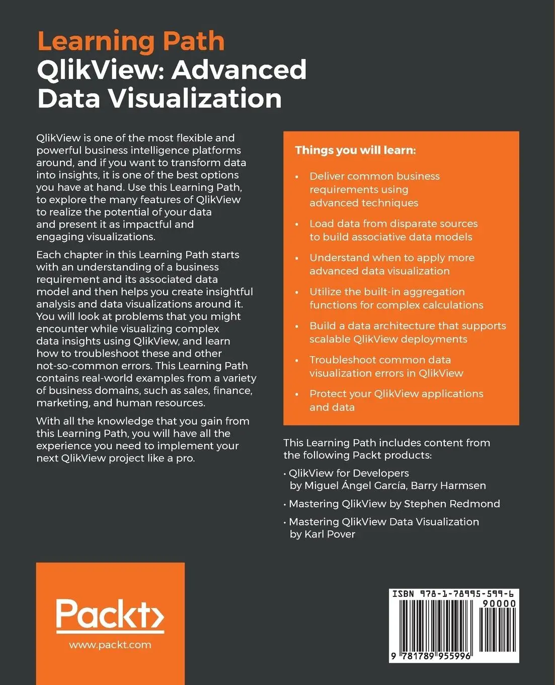 Rückseite: 9781789955996 | QlikView | Miguel Ángel García (u. a.) | Taschenbuch | Englisch | 2018