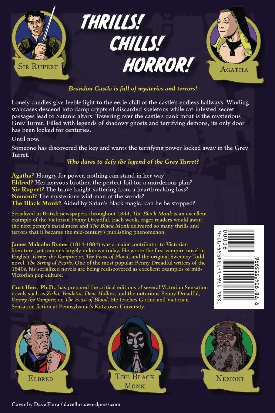 Rückseite: 9781934555996 | The Black Monk; Or, the Secret of the Grey Turret (Valancourt...