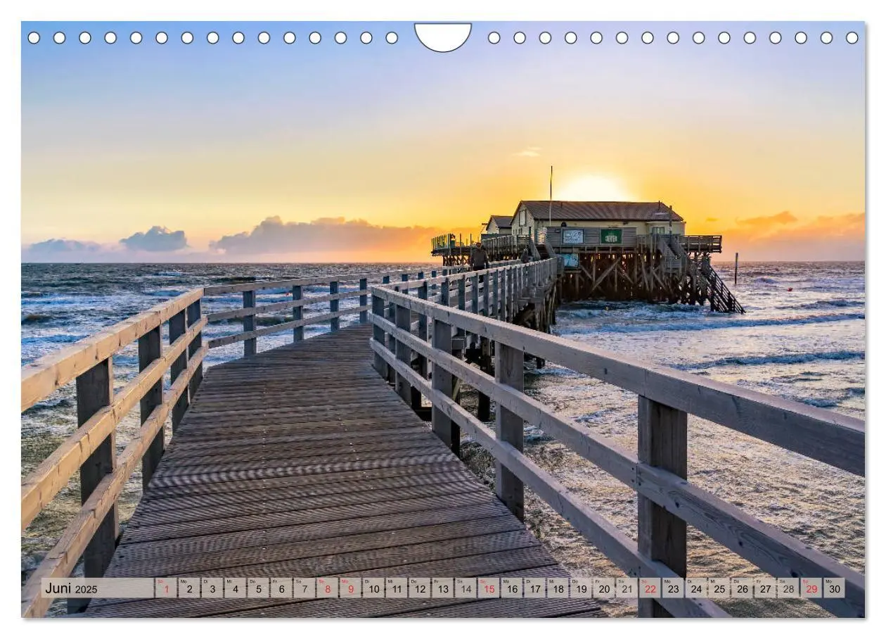 Bild: 9783435225996 | St. Peter Ording - Atemberaubende Momente (Wandkalender 2025 DIN A4...