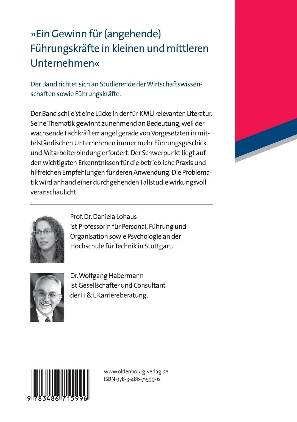 Rückseite: 9783486715996 | Führung im Mittelstand | Ein praxisorientierter Leitfaden | Buch | IX